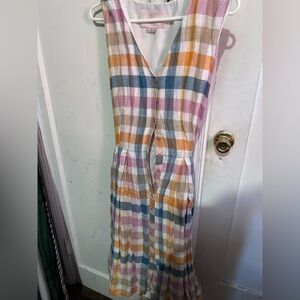 Gal Meets Glam Multicolor Plaid Dress READ DESCRIPTION